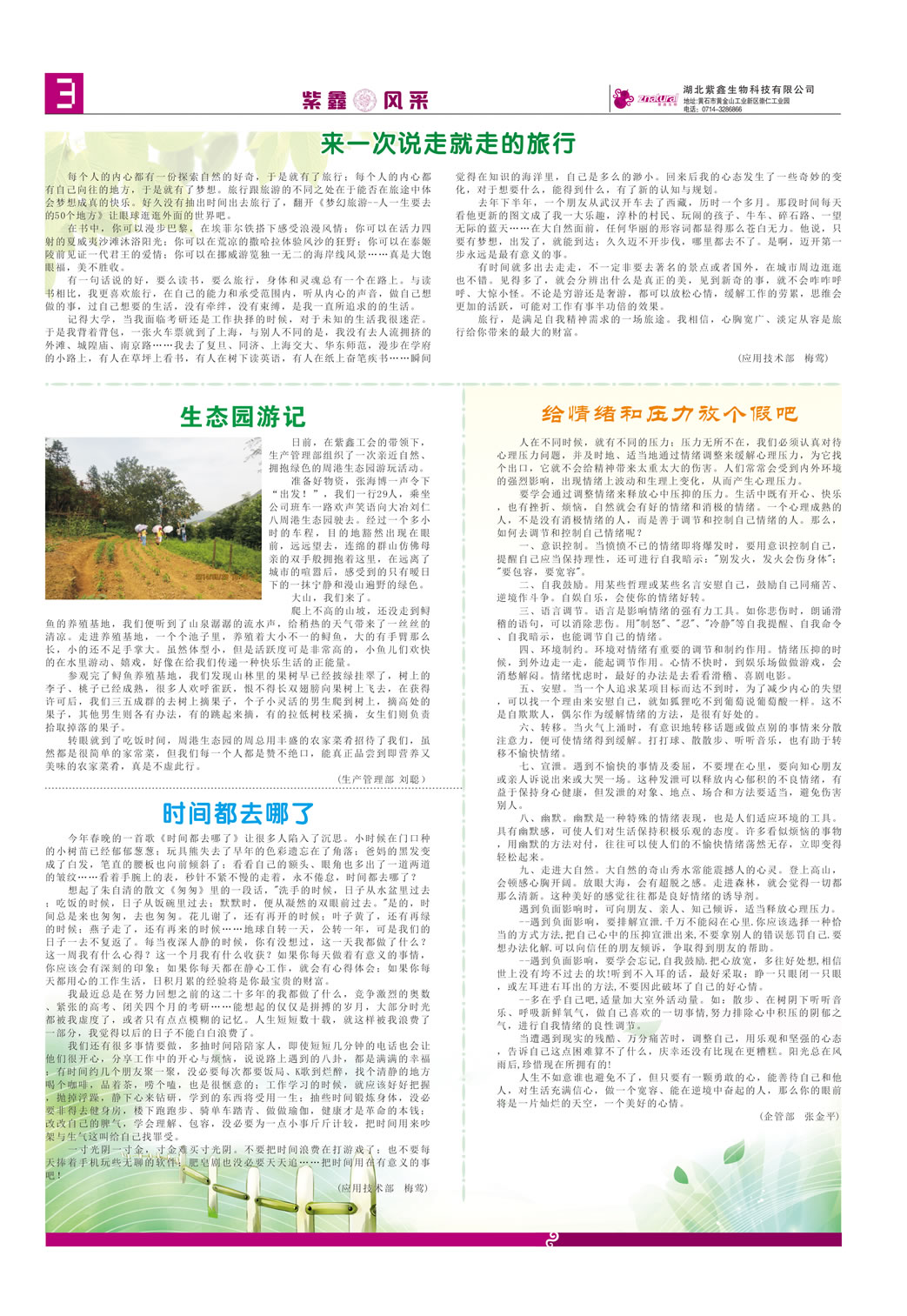 紫鑫人報第十一期